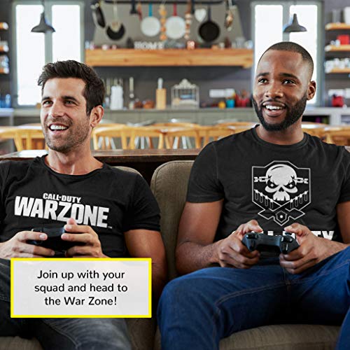 Popgear Call of Duty Logotipo del cráneo Camiseta para Hombre Negro 3XL | Gamer Xbox PS4 PS5 Interruptor Idea del Regalo de cumpleaños para los individuos, para el hogar o la Gimnasia