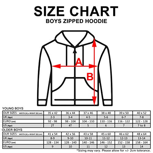 Popgear Minecraft Enredadera del Tablero de Damas de la Raya Chicos Zippped con Capucha Verde 140