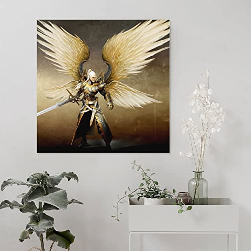 Póster de Might & Magic Heroes VI Solarian para videojuegos, pintura decorativa en lienzo para pared, carteles para sala de estar, dormitorio, 60 x 60 cm