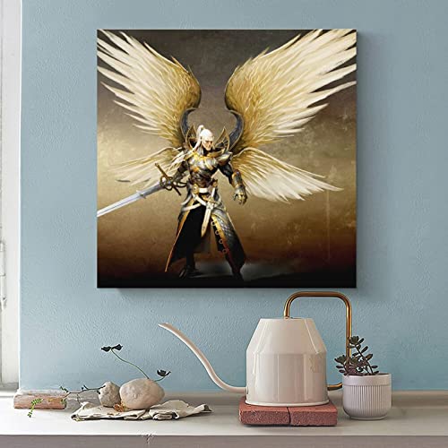 Póster de Might & Magic Heroes VI Solarian para videojuegos, póster de lienzo y arte de pared, impresión moderna para decoración de dormitorio familiar de 30 x 30 cm