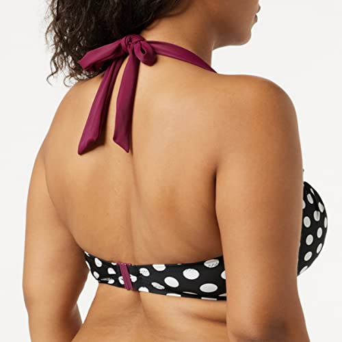 Pour Moi Starboard Padded Halter, Tankini para Mujer, Black (Black Purple), 2F (Talla fabricante: 32E)