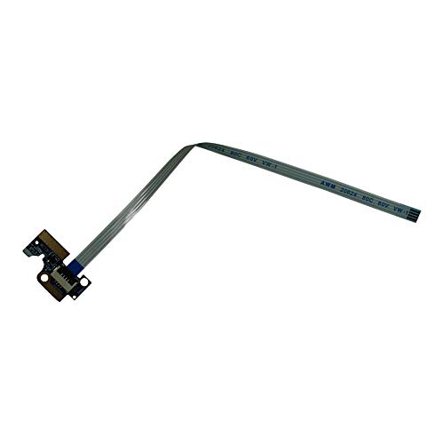 Power4Laptops reemplazo Placa del botón de Encendido del portátil Compatible con HP Home 15-bs118ns