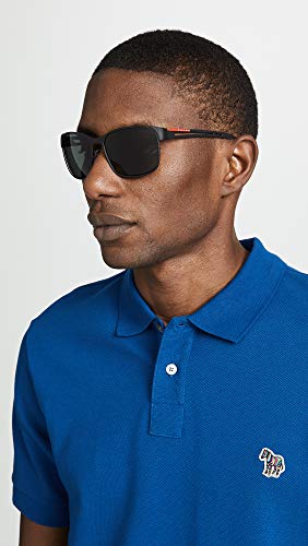 Prada LINEA ROSSA 0PS 52TS Gafas de Sol, Black Rubber, 56 para Hombre