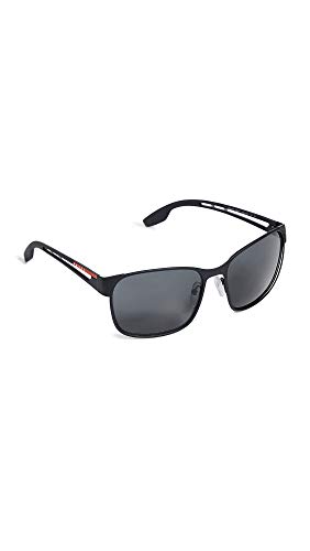 Prada LINEA ROSSA 0PS 52TS Gafas de Sol, Black Rubber, 56 para Hombre