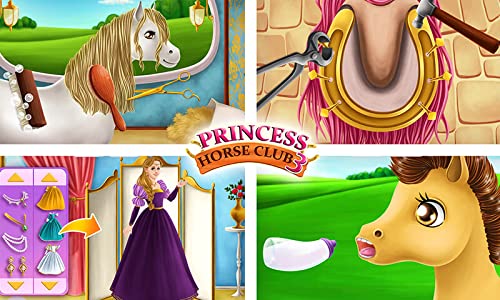 Princess Horse Club 3 - Magic Pony Care, Makeover & Royal Wedding Day