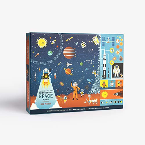 Professor Astro Cat'S Frontiers of Space 500-Piece Puzzle: Cosmic Jigsaw Puzzle and Seek-and-Find Poster : Jigsaw Puzzles for Kids
