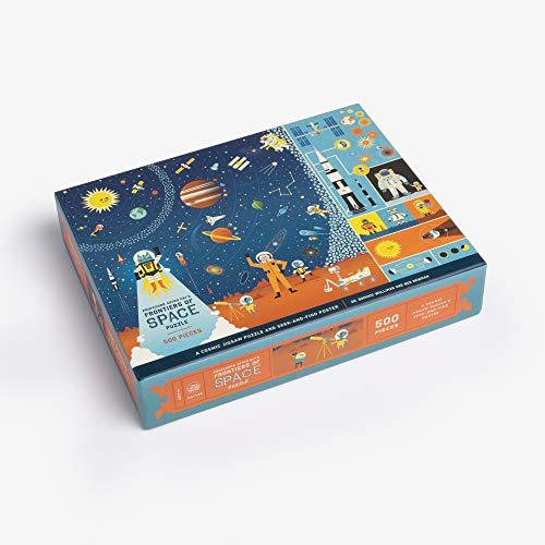 Professor Astro Cat'S Frontiers of Space 500-Piece Puzzle: Cosmic Jigsaw Puzzle and Seek-and-Find Poster : Jigsaw Puzzles for Kids