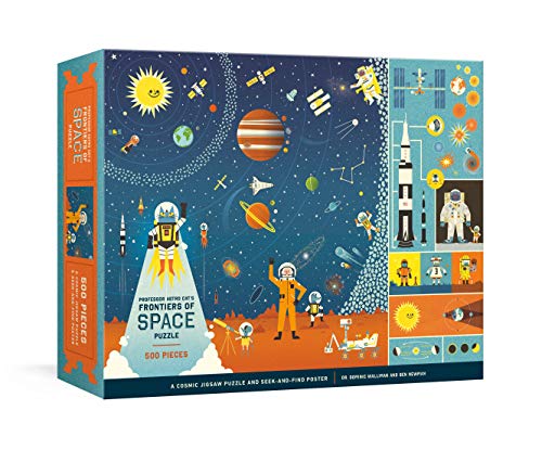 Professor Astro Cat'S Frontiers of Space 500-Piece Puzzle: Cosmic Jigsaw Puzzle and Seek-and-Find Poster : Jigsaw Puzzles for Kids
