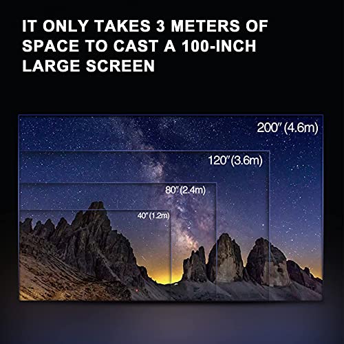 Proyectorpara la versión de Android, 1080pProyector depantalla depelícula,proyector de videopara Exteriores Bluetooth 4.0,proyector LED de 1 + 8Gpara Cine en casa (Reino Unido) (Reino Unido)