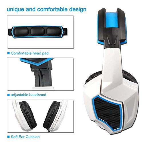 PS4 PC Gamer Game Headset 3 en 1 auriculares estéreo para juegos con micrófono control de volumen para teléfono móvil Xbox360 Tablet