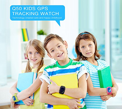 PTHTECHUS Niños Smartwatch Teléfono Localizador GPS, Reloj de Pulsera Inteligente con Chat de Voz SOS Cámara Despertador Reloj Digital Mejor Regalo Niño y niña de 3 a 12 años ,Azul