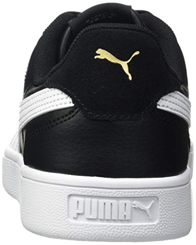Puma Shuffle, Zapatillas Unisex Adulto, Negro Black White Team Gold, 37.5 EU