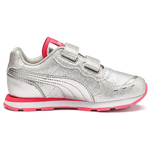 PUMA Vista Glitz V PS niña plata de sintético