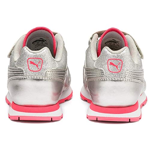 PUMA Vista Glitz V PS niña plata de sintético