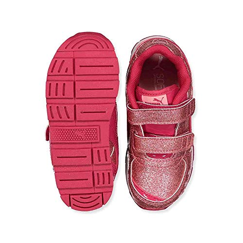 Puma Vista Glitz V PS, Zapatillas, Bright Rose-Peony, 34 EU