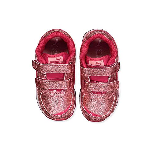 Puma Vista Glitz V PS, Zapatillas, Bright Rose-Peony, 34 EU