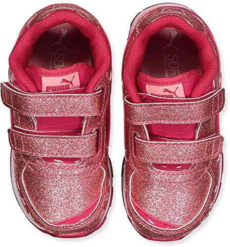 Puma Vista Glitz V PS, Zapatillas, Bright Rose-Peony, 34 EU
