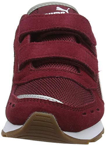 PUMA Vista V PS, Zapatillas Unisex Niños, Rojo (Cordovan White), 34 EU