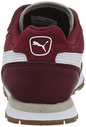 PUMA Vista V PS, Zapatillas Unisex Niños, Rojo (Cordovan White), 34 EU