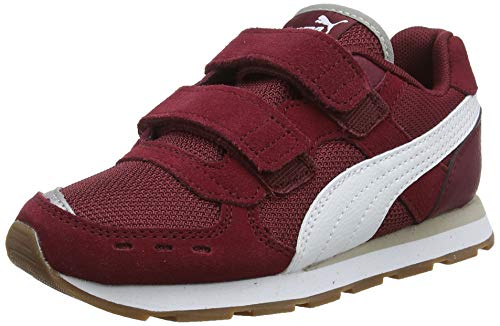 PUMA Vista V PS, Zapatillas Unisex Niños, Rojo (Cordovan White), 34 EU