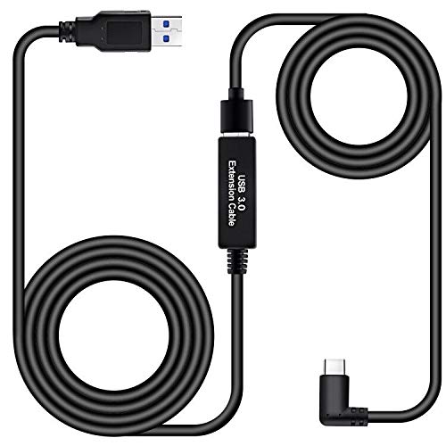 Quest Link - Cable de datos estables tipo C compatible con auriculares Oculus Quest Link Steam VR y PC para juegos, cable de extensión con transferencia de datos de alta velocidad y carga rápida