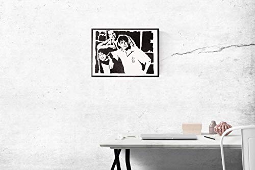 R. Sanchez y M. Póster Grafiti Hecho a Mano Handmade Street Art - Aesthetic Artwork