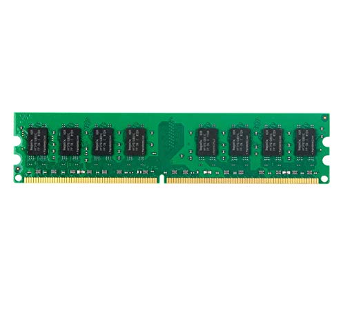 Rasalas DDR2 PC2-5300 DDR2 667 DDR2 4GB Kit (2x2GB) PC2-5300U DDR2-667 Udimm 2RX8 1.8V CL5 240-Pin Non-ECC Unbuffered Desktop Computer RAM Memory