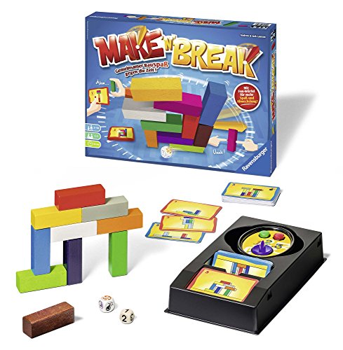 Ravensburger- 26764 Juego Make'n Break, Juego de Habilidad, Juego de Mesa, 2-5 Jugadores, Edad 8+, Version Española