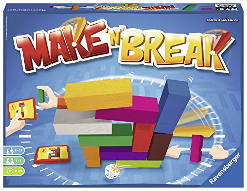 Ravensburger- 26764 Juego Make'n Break, Juego de Habilidad, Juego de Mesa, 2-5 Jugadores, Edad 8+, Version Española