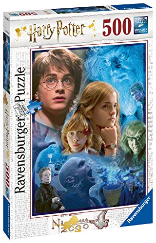 Ravensburger Puzzle, Puzzle 500 Piezas, Harry Potter en Hogwarts, Puzzles para Adultos, Harry Potter Puzzle, Rompecabezas Ravensburger de Alta Calidad