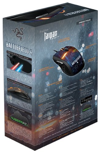 Razer Taipan - Ratón Gaming (USB, 4G Dual Sensor, 8200 dpi, ambidiestro), diseño Battlefield 4