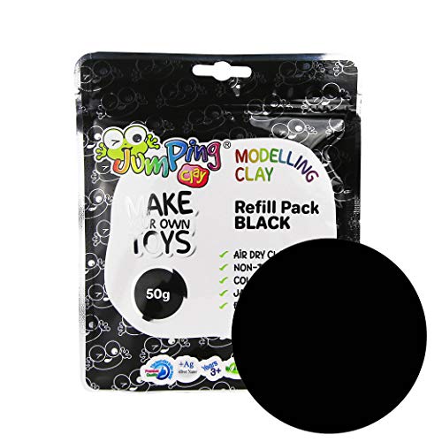 RECARGA 50g - Negro - Arcilla JumpingClay