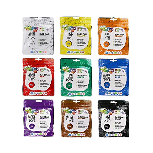 RECARGA 50g - Negro - Arcilla JumpingClay