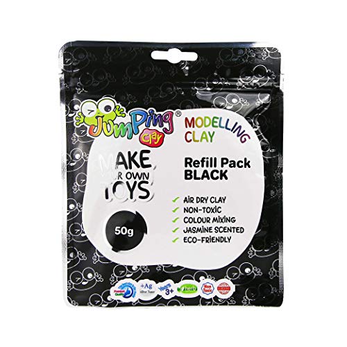 RECARGA 50g - Negro - Arcilla JumpingClay