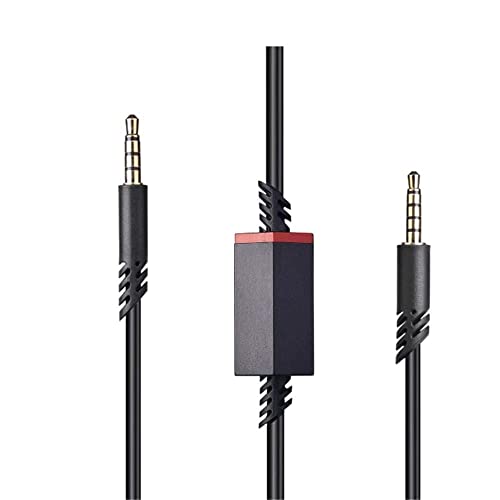 Reemplazo de 6.5 pies para Astro A10 A40 Cable Inline Mute Cord Auriculares para Juegos Xbox PS4