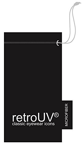 retroUV UV400 – Gafas de sol de diseño clásico Multicolor negro