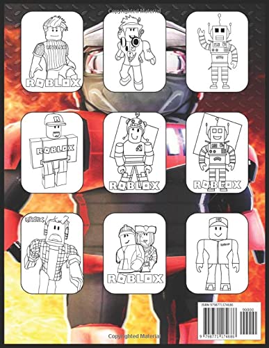 Róblox Coloring Book: The Colouring Books for Kids, Adults | Perfect Gift Birthday or Holidays for | 100 Pages