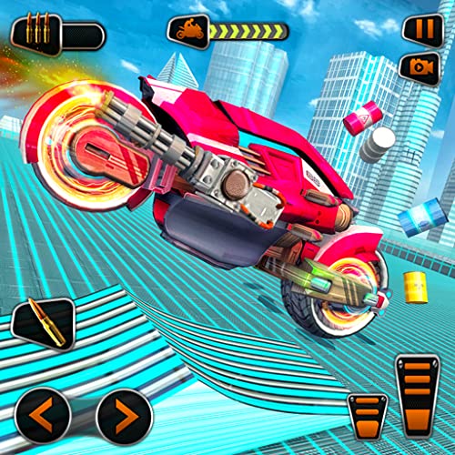 Robot futurista Destrucción de bicicletas Arena