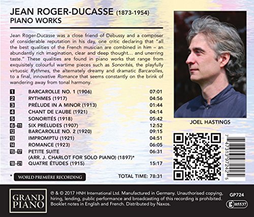 Roger-Ducasse, J.: Piano Works (Hastings)