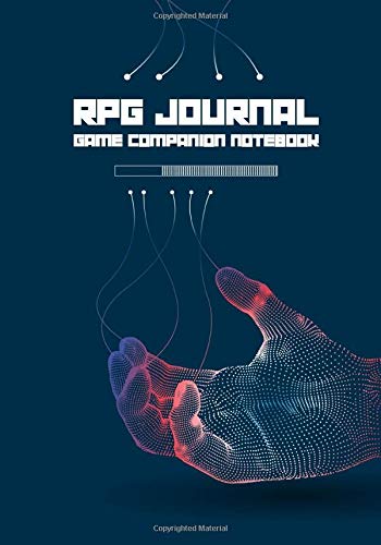 RPG Journal Mixed Paper: Ruled, Graph, Hexagon and Dot Grid | Game Companion Notebook Android Hand (Sci Fi RPG Game Series)