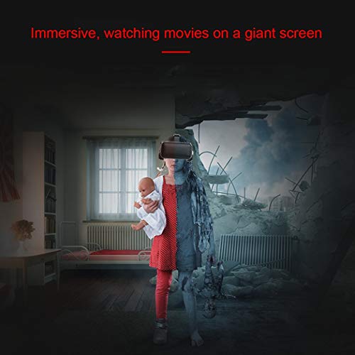 RSGK Gafas de Realidad Virtual 3D, Gafas de Gafas Bluetooth de Realidad Virtual con Control Remoto, Utilizado para Jugar Juegos y Ver películas. Teléfono móvil de 4.7-6.5 Pulgadas.
