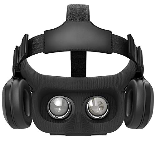 RSGK VR Auricular Realidad Virtual, Gafas VR con Controlador, Vidrio VR Ajustable de Realidad Virtual 3D, Regalos para niños y Adultos, Compatible con teléfonos móviles de 4.7-6.0 Pulgadas