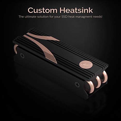 Sabrent 500GB Rocket Nvme PCIe 4.0 M.2 2280 SSD Interno Unidad de Estado sólido de máximo Rendimiento con disipador térmico (SB-ROCKET-NVMe4-HTSK-500)