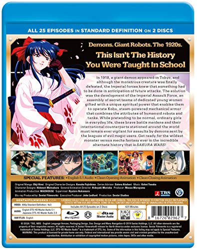 Sakura Wars Tv (2 Blu-Ray) [Edizione: Stati Uniti] [Italia] [Blu-ray]