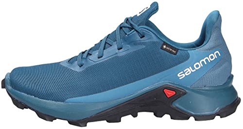 Salomon Alphacross 3 Gore-Tex (impermeable) Hombre Zapatos de trail running, Azul (Legion Blue/Mallard Blue/Night Sky), 42 ⅔ EU