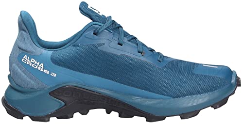Salomon Alphacross 3 Gore-Tex (impermeable) Hombre Zapatos de trail running, Azul (Legion Blue/Mallard Blue/Night Sky), 42 ⅔ EU