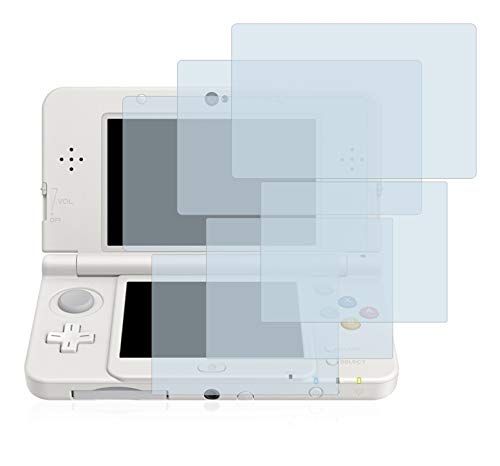 savvies Protector Pantalla Compatible con Nintendo New 3DS (6 Unidades) Película Ultra Transparente