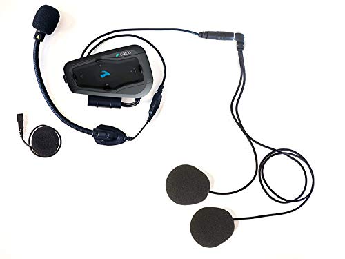 SCALARIDER Kit Manos Libres Bluetooth, Freecom 2 + Solo, intercomunicador, Negro