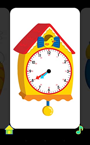 School Zone - Telling Time Flash Cards - Ages 4-6, Digital & Analog Time, Reading Clocks