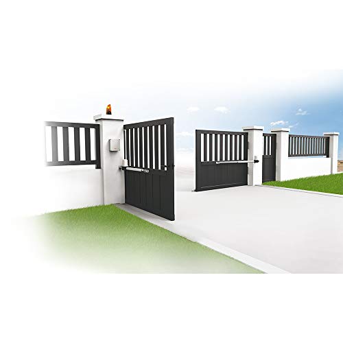 SCS Sentinel MVE0057 Hingend batientes Puerta de Giro automático-Portal Motor eléctrico Beating Verin OpenGate 1-MVE0057, Gris